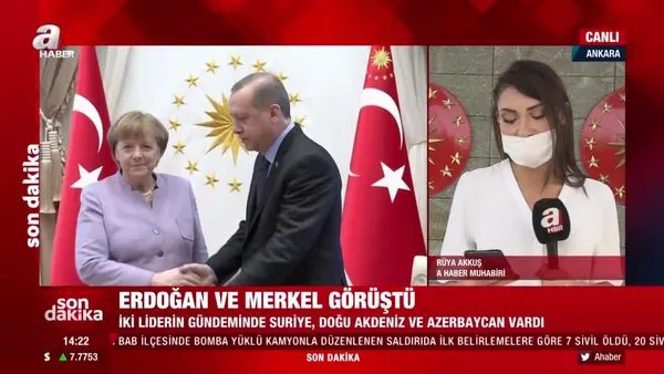 Son dakika! Cumhurbaşkanı Erdoğan ve Merkel arasında kritik görüşme! Hangi konular konuşuldu? | Video