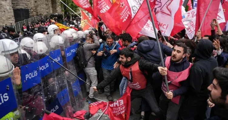 İstanbul’daki 1 Mayıs gösterilerinde polise saldıran 65 kişi adliyede