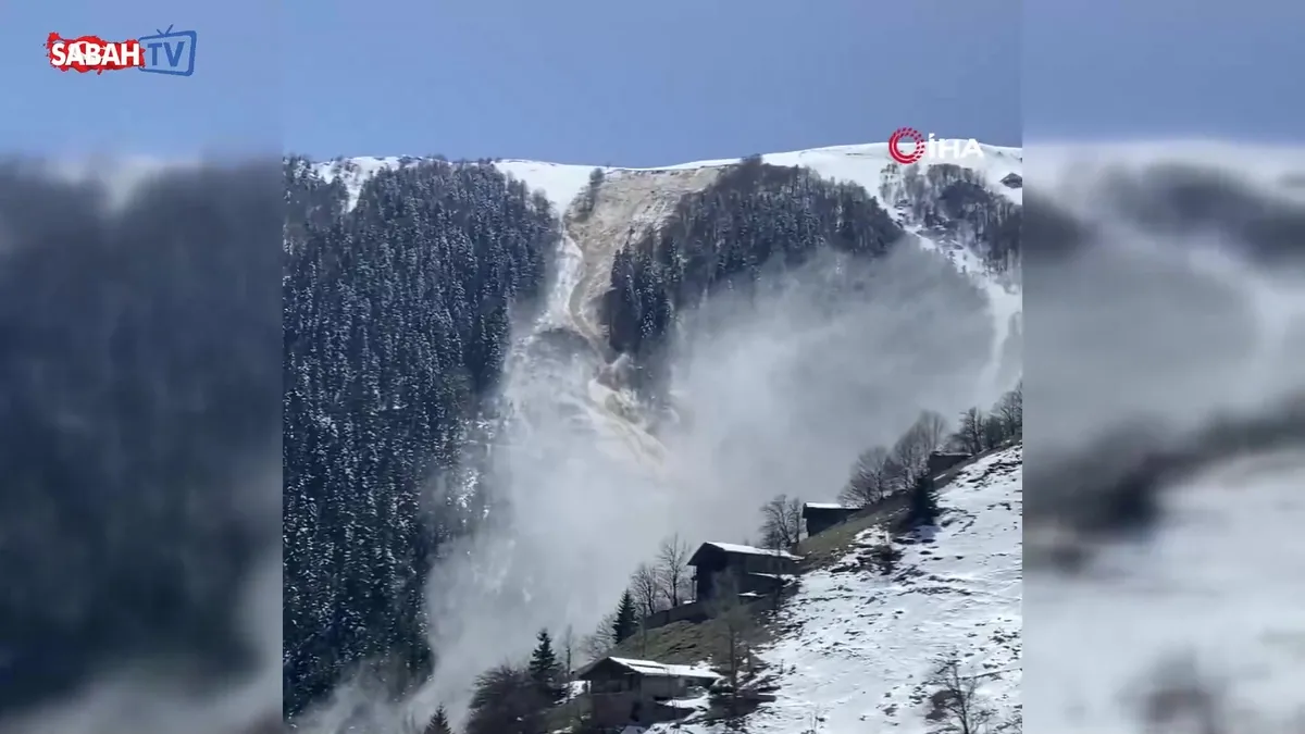 Trabzon’daki çığ anı cep telefonu kamerasına yansıdı | Video videosunu izle Trabzon’daki çığ anı cep telefonu kamerasına yansıdı | Video videosunu izle