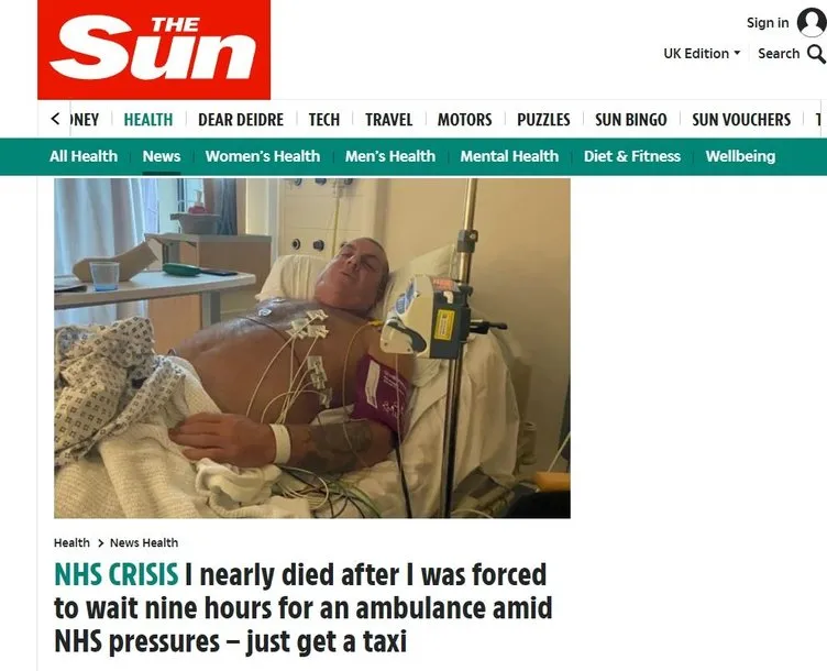 İngiltere’de sağlık sistemi çöktü: İlaç yok, doktor yok, ambulans gelmiyor!  Vatandaşa uyarı: “Ölümcül bir durum yoksa acile gelmeyin”