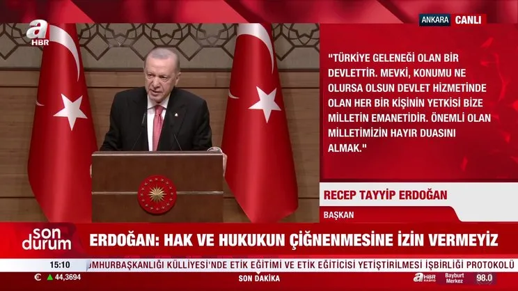 Başkan Erdoğan: