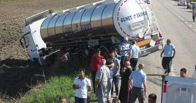 Otomobil ile tanker çarpıştı: 1 ölü, 1 yaralı