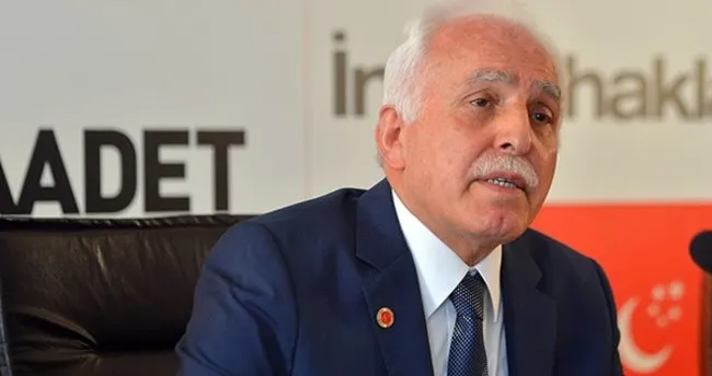 Mustafa Kamalak Saadet Partisi’ne veda etti