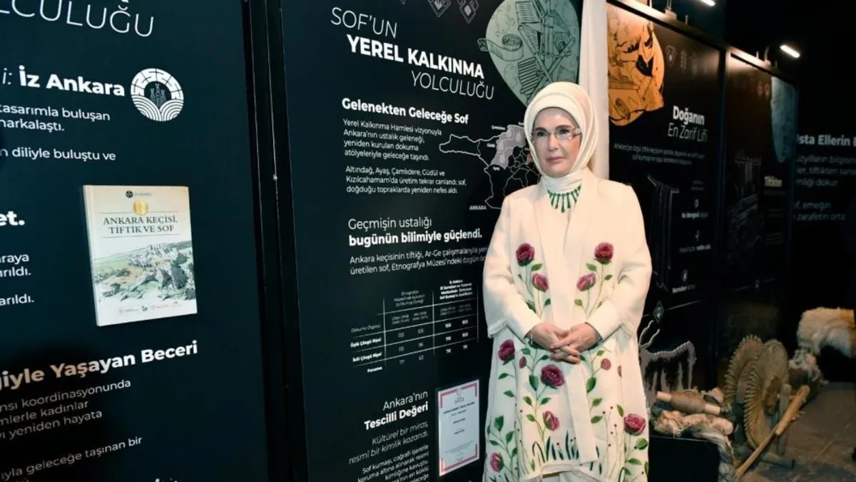 Emine Erdoğan, ‘Anadoludakiler Sergisi’nin açılışında konuştu Emine Erdoğan, ‘Anadoludakiler Sergisi’nin açılışında konuştu