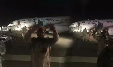 Airbus yolcu uçağı burnu üstüne indi!