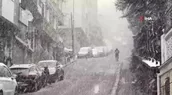 İstanbul’da lapa lapa kar yağışı