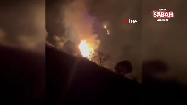 Marmara Adası'nda yangın | Video
