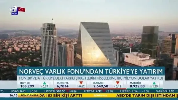 Norveç Varlık Fonu'ndan Türkiye'ye dev yatırım