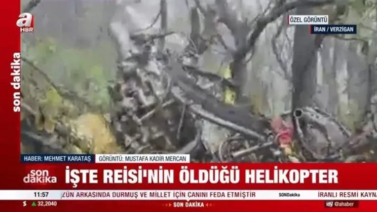 Dünya televizyonlarında bir ilk! İşte Reisi'nin helikopterinin düştüğü o bölge | Video