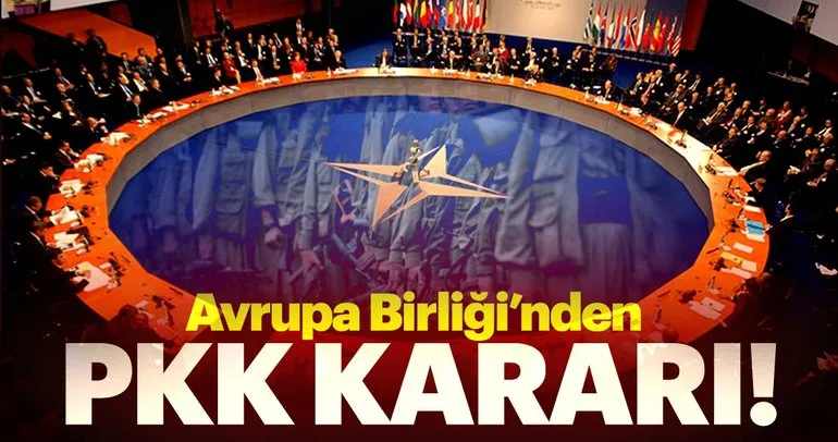 Avrupa Adalet Divanından son dakika PKK kararı