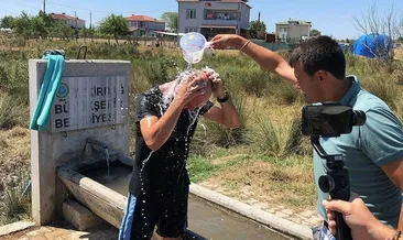 Yalakta su protestosu