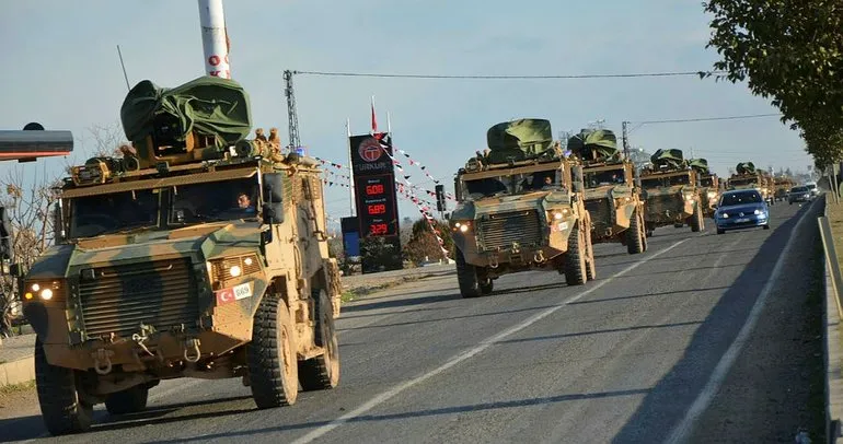 Barış Pınarı Harekatı bölgesinden Hatay sınırına askeri sevkiyat