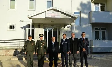 Vali Şentürk, Askerlik Şubesi Başkanı Harun Ağaç’ı  ziyaret etti