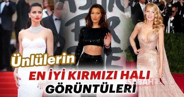 Ünlülerin en iyi kırmızı hali görüntüleri