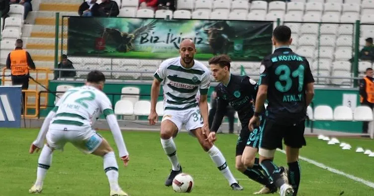 Konyaspor ile Adana Demirspor 2-2 berabere kaldı