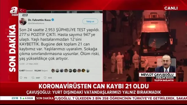 Bakan Çavuşoğlu'ndan açıklama: Gelecek öğrenciler 14 gün karantinada kalacak | Video