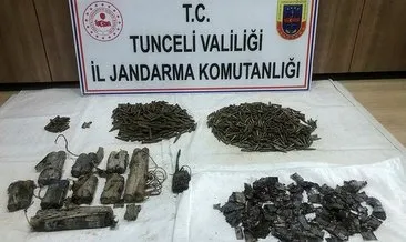 Tunceli’de teröristlere ait 5 odalı sığınak imha edildi