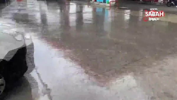 İstanbul Şişli'de yağış etkili oldu | Video