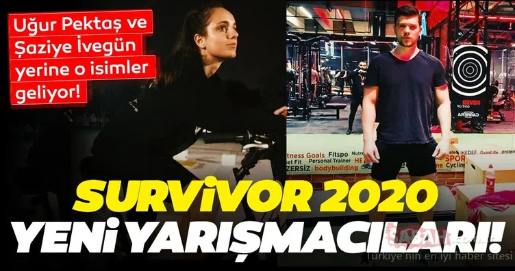 SON DAKİKA! Survivor yeni yarışmacıları açıklandı! Şaziye İvegin ve Uğur Pektaş yerine, Erman Altıkardeş ve İrem Akın katılacak!