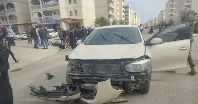 Nusaybin’de otomobil ile motosiklet çarpıştı: 2 yaralı