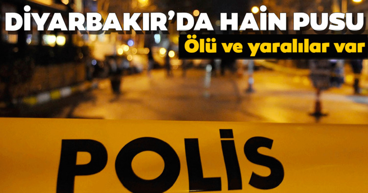 Diyarbakır'da hain pusu! Patlamada ölü ve yaralılar var