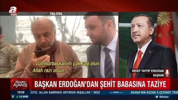 Başkan Erdoğan şehit Talha Bahadır'ın babasıyla telefonla görüştü! 'Sürekli dualarımızdasın'