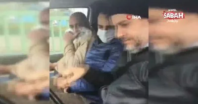 İstanbul’da corona virüsü yasağına uymayan şahıstan polisi görünce akılalmaz poşet hamlesi  | Video