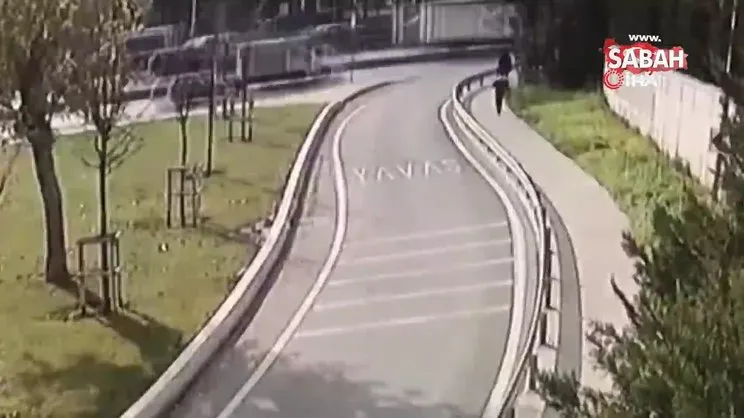 Özbek kadına kapkaç şoku kamerada | Video