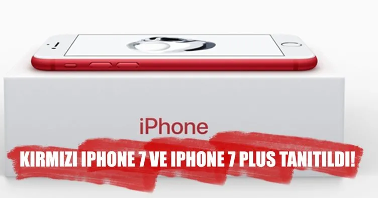 Kırmızı iPhone 7 tanıtıldı!