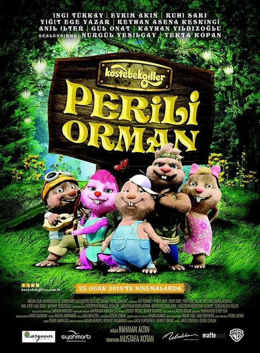 Köstebekgiller: Perili Orman filminden kareler