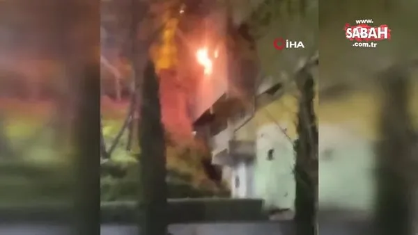 Kağıthane'de korkutan iş yeri yangını: Alevlere teslim oldu | Video