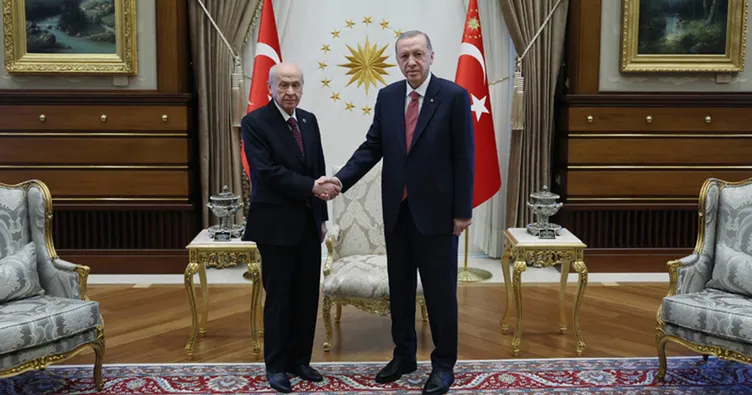 Başkan Erdoğan MHP lideri Bahçeli’yi kabul etti