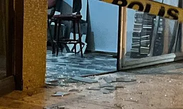 Kendi binalarındaki dükkanı kurşunladılar! #ankara