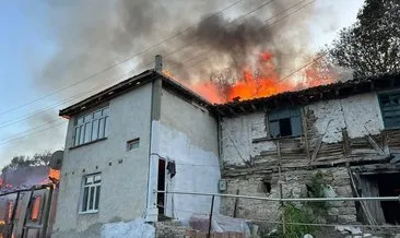 Amasya’da yangın: 4 ev kül oldu! #amasya