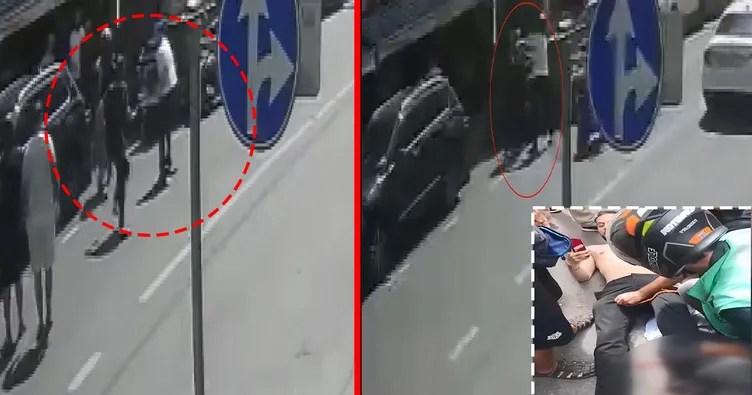 Şişli’de park kavgası kanlı bitti! İzinsiz çekilen motosiklet yüzünden bıçaklandı: O anlar kamerada