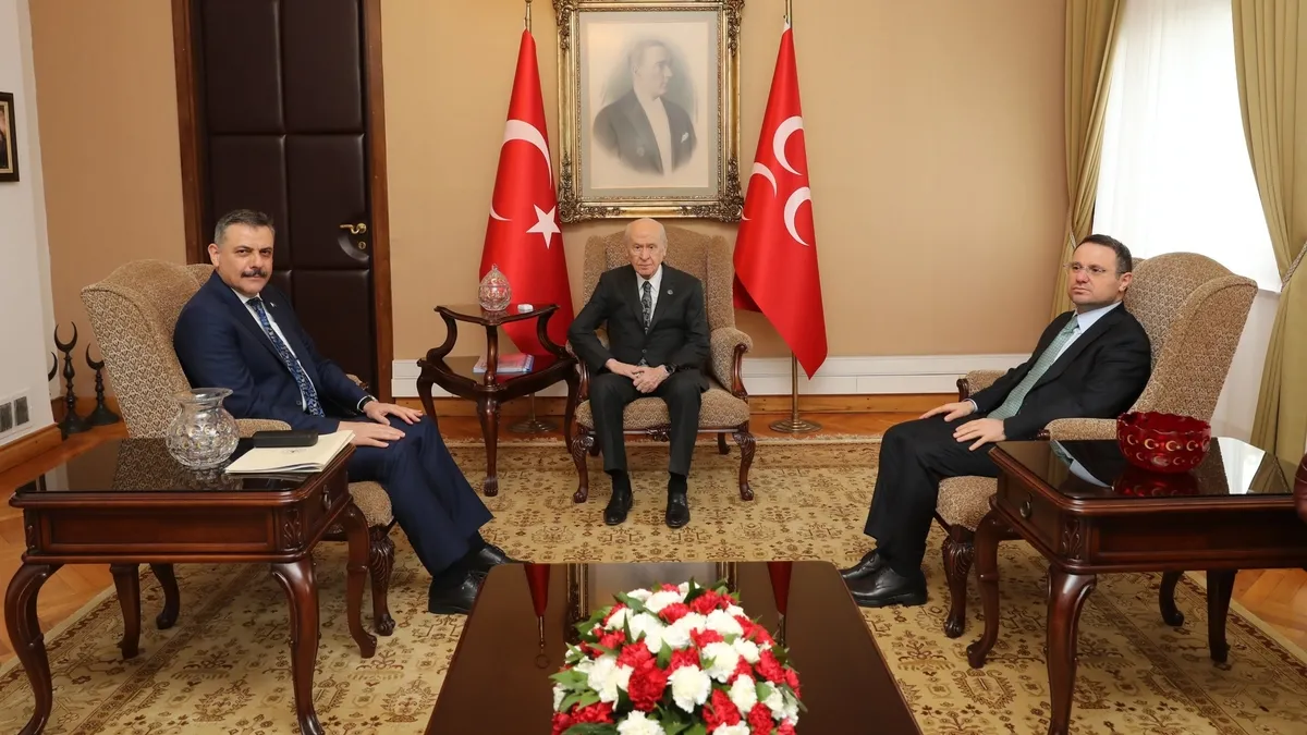 Bakan Çiftçi ve Bakan Gürlek, Bahçeli’yi ziyaret etti Bakan Çiftçi ve Bakan Gürlek, Bahçeli’yi ziyaret etti
