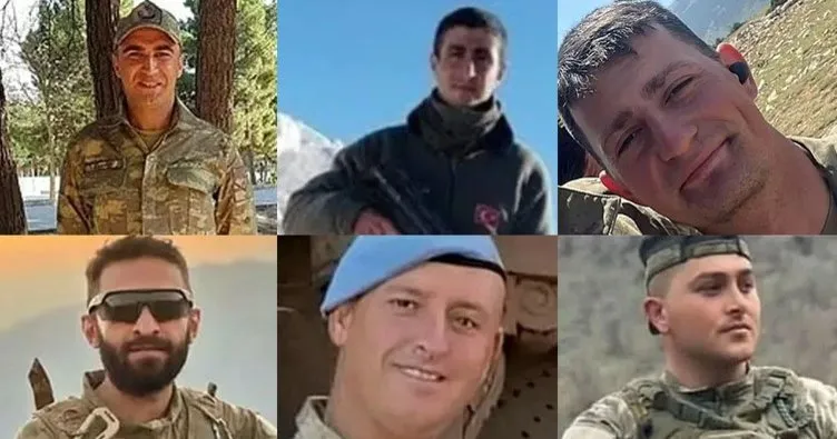 Irak’ın kuzeyinde 6 askerimiz şehit oldu... Şehitlerimizin hikayeleri yürekleri yaktı