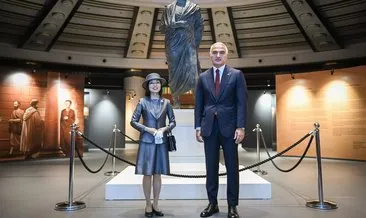 Tırnağında bayrak, gönlünde Türkiye: Japon Prenses'ten “arkeolojinin altın çağı”na yolculuk #ankara