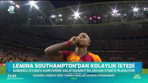 Lemina Galatasaray'da kalmak için Southampton ile görüştü!