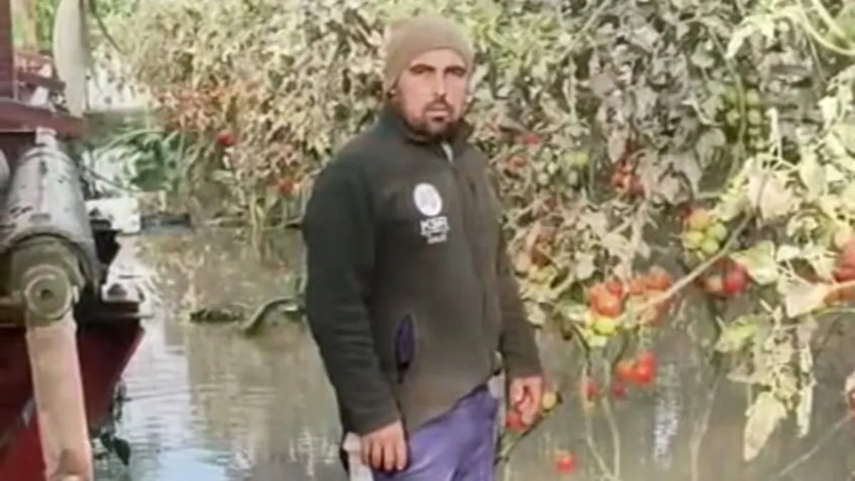 Sağanak yağışta selin izleri kaldı