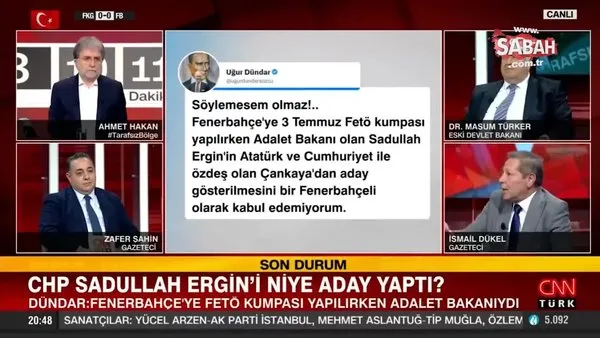 CHP'de Sadullah Ergin krizi katlanarak büyüyor! Eski Bakan Türker canlı yayında duyurdu: Oy vermeyeceklerini açıklayacaklar | Video