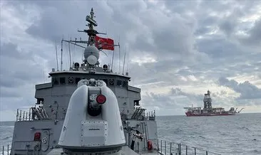 TCG Fatih Fırkateyni Batı Karadeniz’deki sondaj gemilerine refakat etti