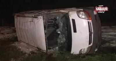 TEM Otoyolu’nda meydana gelen iki kazada 7 araç birbirine girdi | Video
