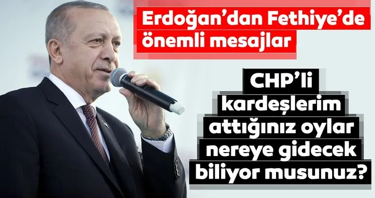 Başkan Erdoğan'dan Muğla'da önemli açıklamalar
