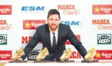 Messi 4’üncü altın ayakkabısını aldı
