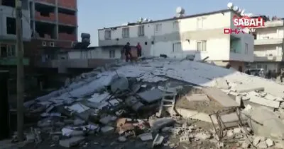 Mersin’de 5 katlı bina çöktü!