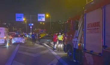 Esenler’de 3 araç birbirine girdi: 1 ölü, 5 yaralı