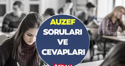 AUZEF SORULARI ve CEVAPLARI 2024 PDF İNDİR GÖRÜNTÜLE! İstanbul Üniversitesi AUZEF vize cevap anahtarı açıklandı mı?