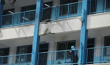 İşgalci İsrail’in okul saldırısına tepki