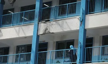 İşgalci İsrail’in okul saldırısına tepki